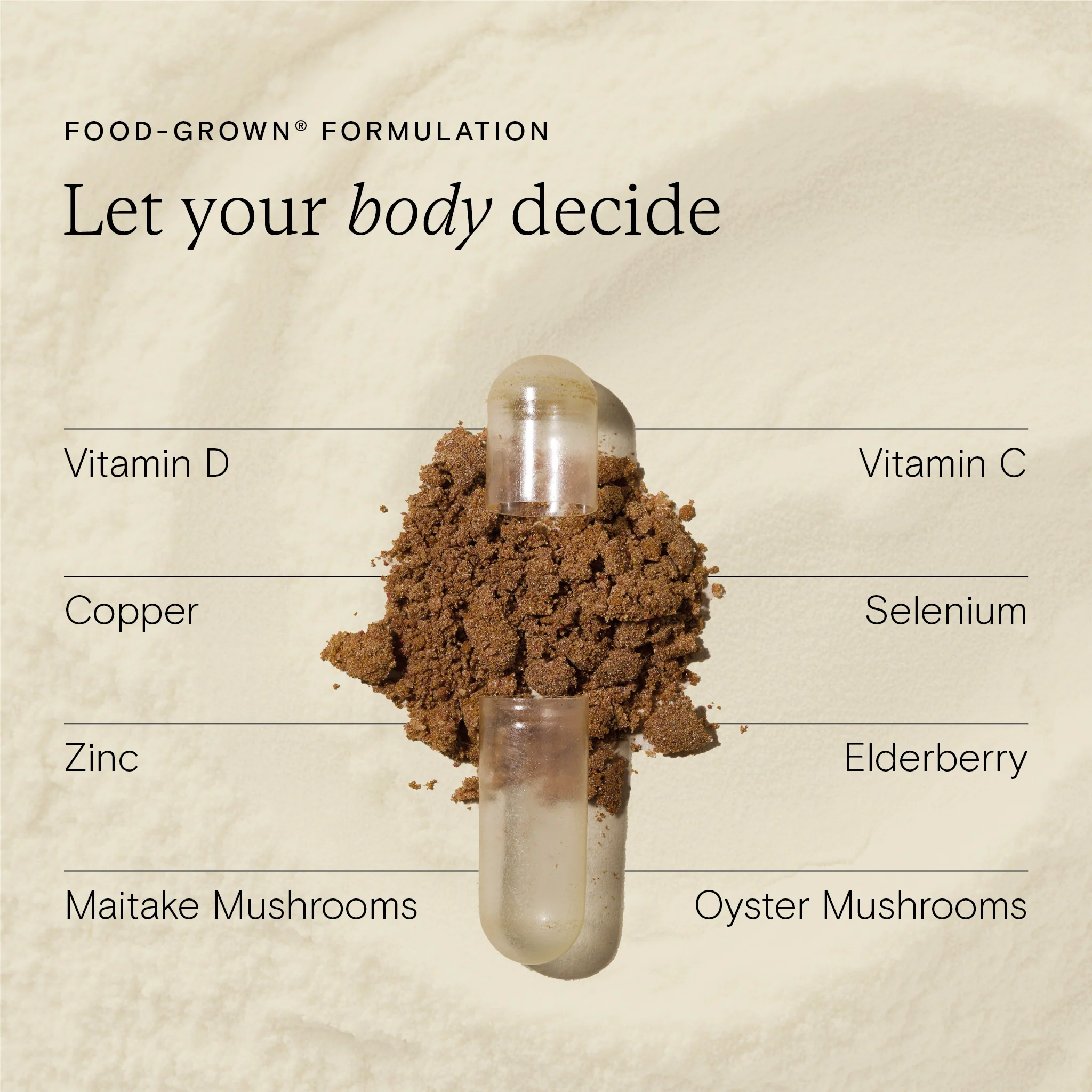 Food-Grown® Immune Support 60 Capsules - Image 7