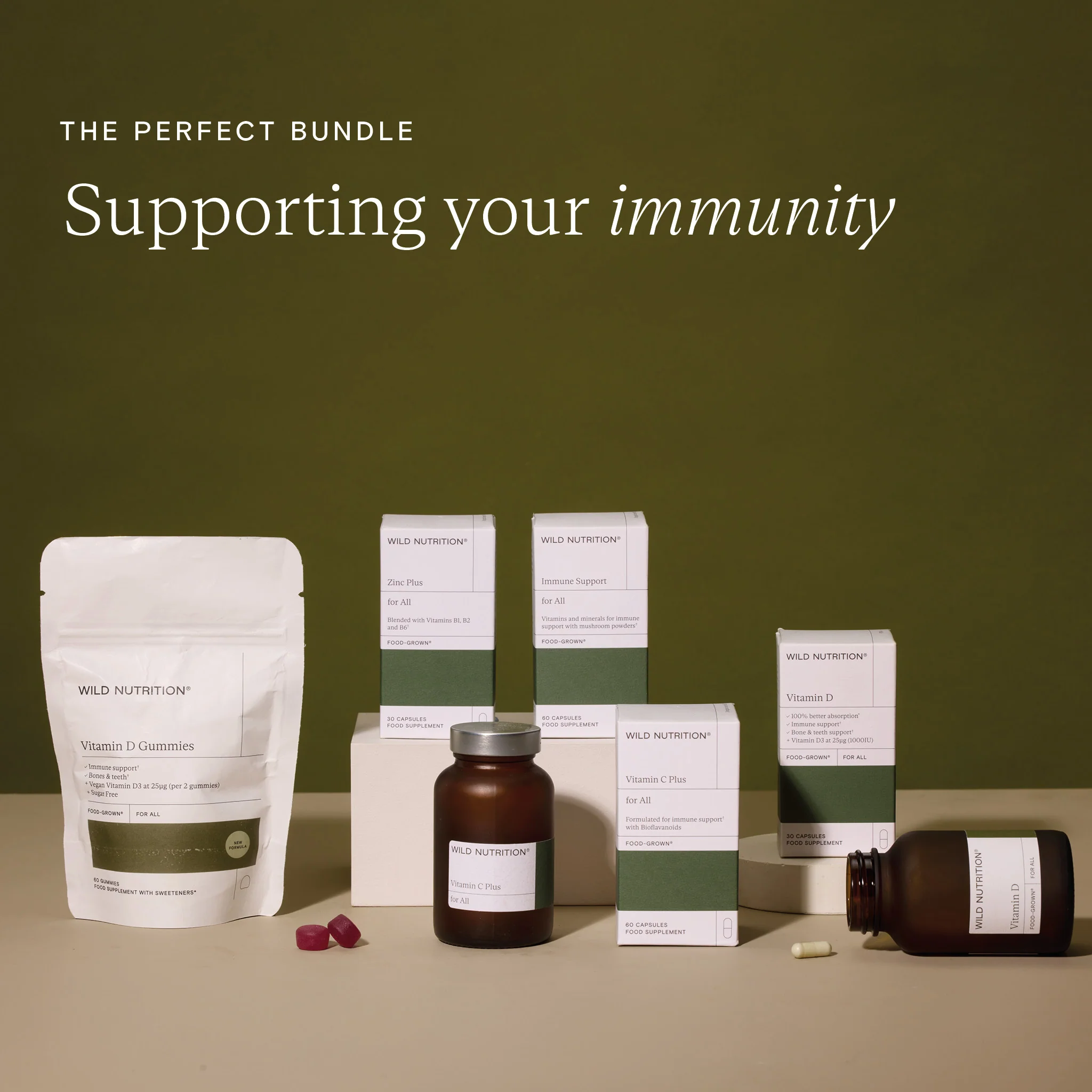 Food-Grown® Immune Support 60 Capsules - Image 8