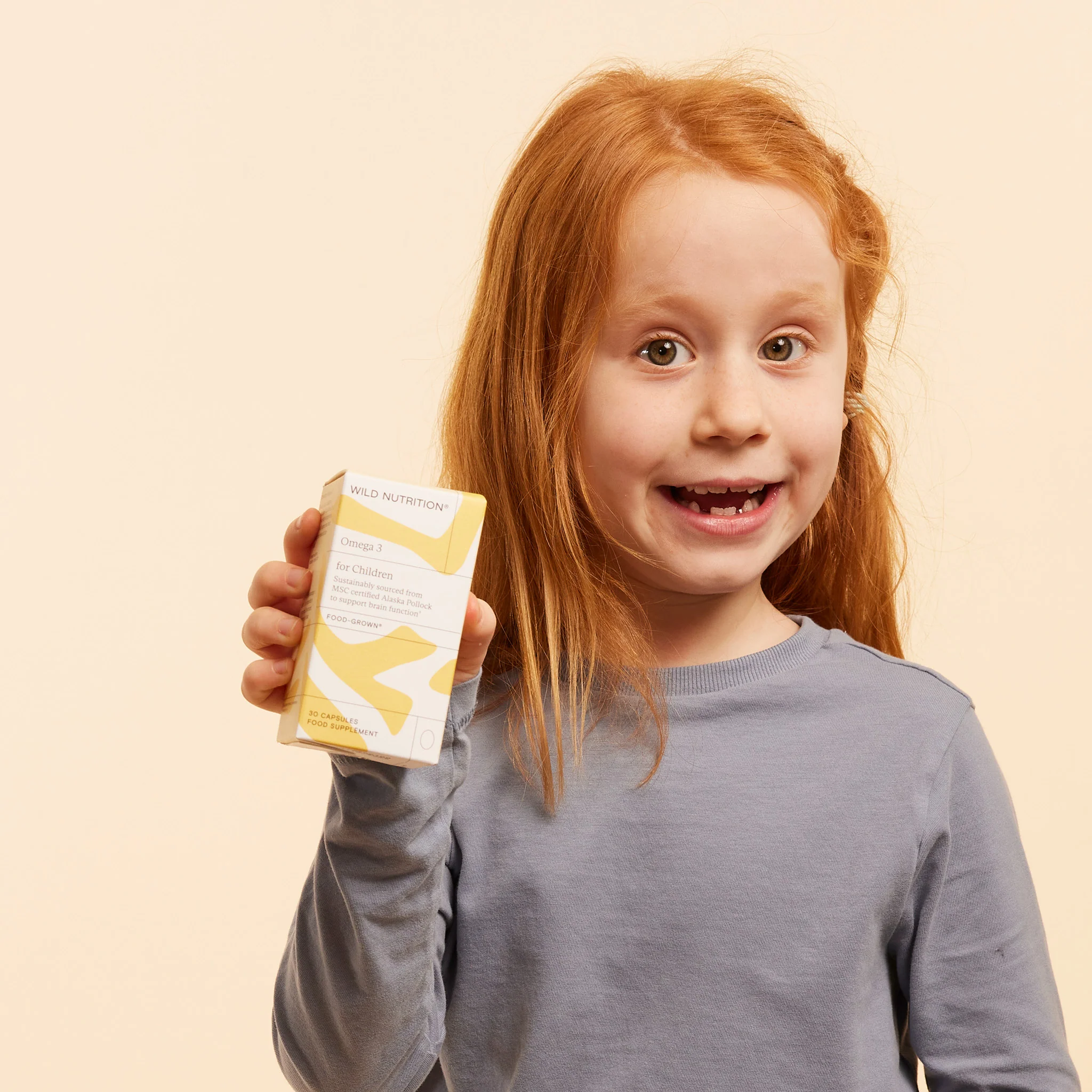 Food-Grown® Omega 3 for Children 30 Capsules - Image 8