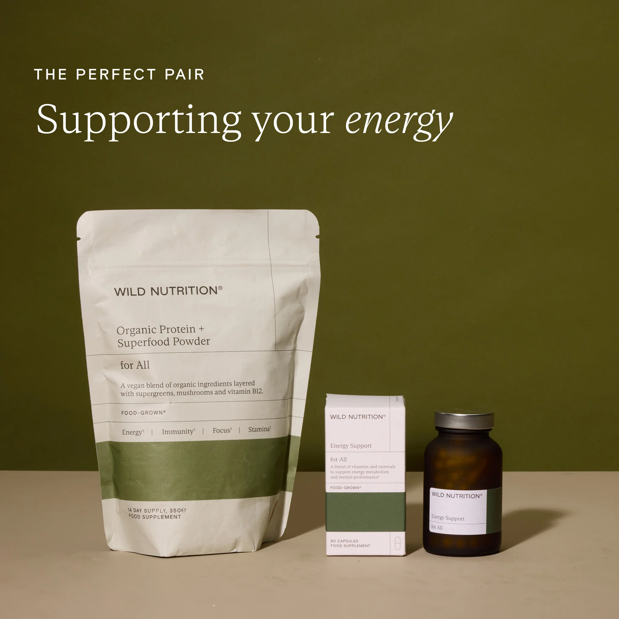 Food-Grown® Organic Protein + Superfood Powder 350g - Image 7