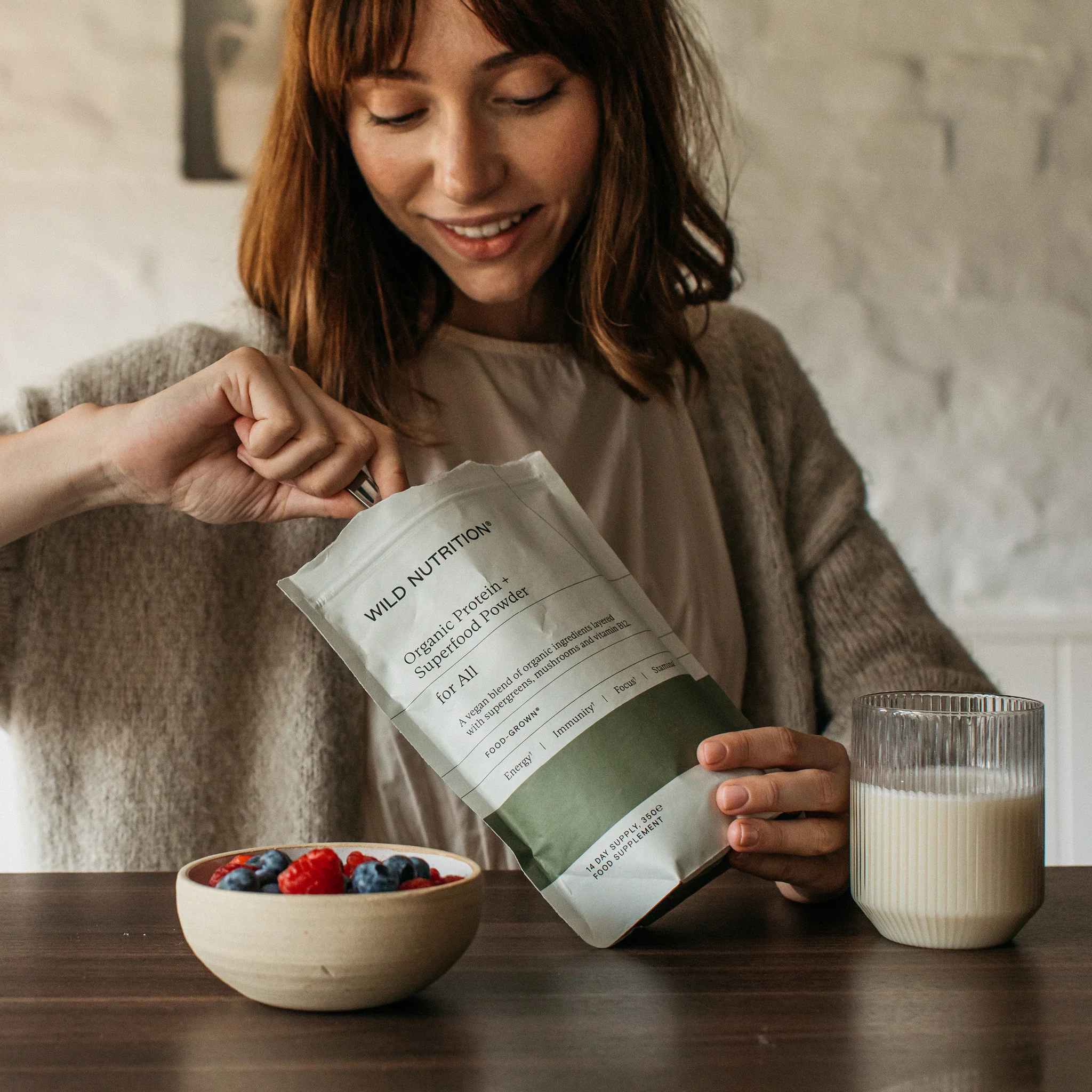 Food-Grown® Organic Protein + Superfood Powder 350g - Image 8