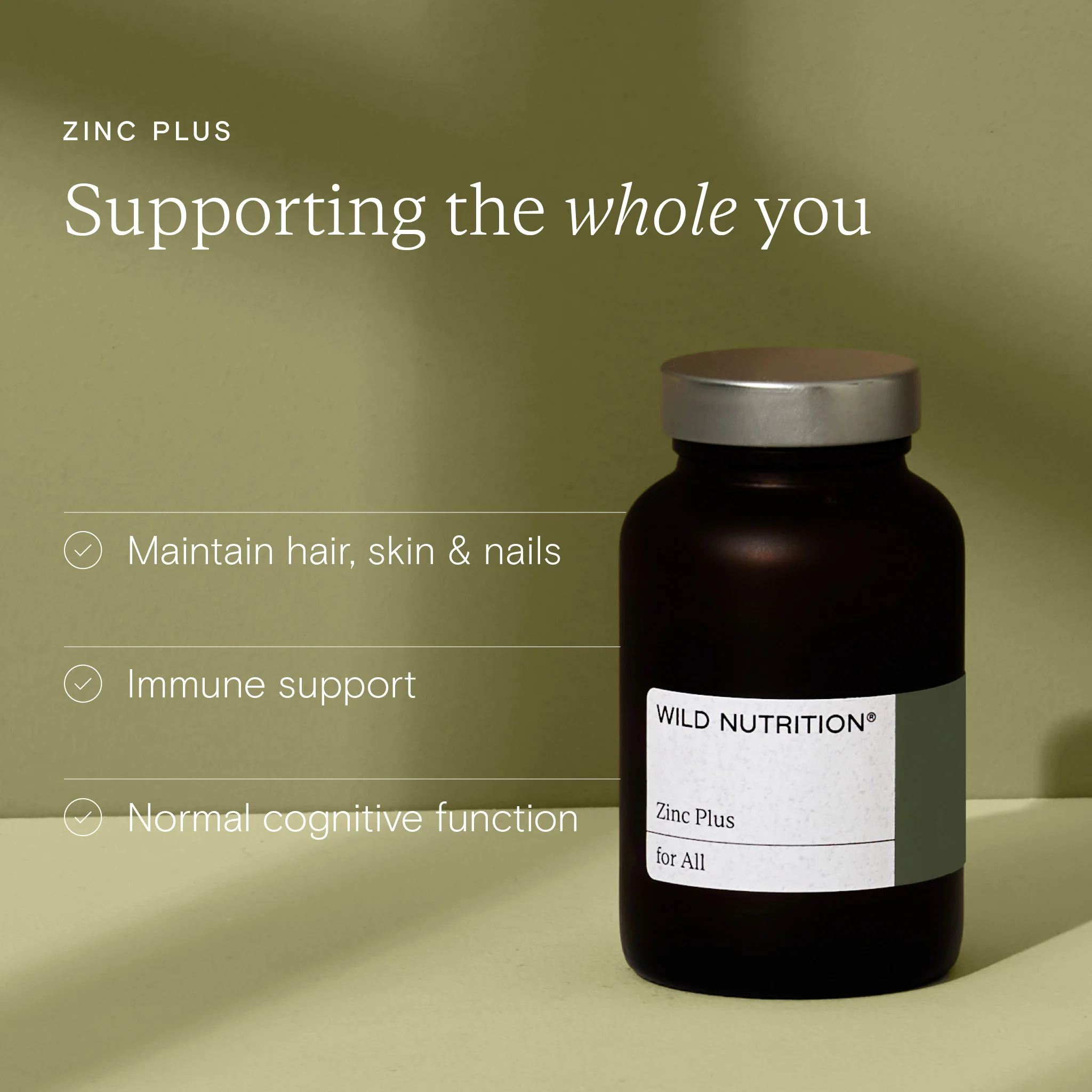 Food-Grown® Zinc Plus 30 Capsules - Image 4
