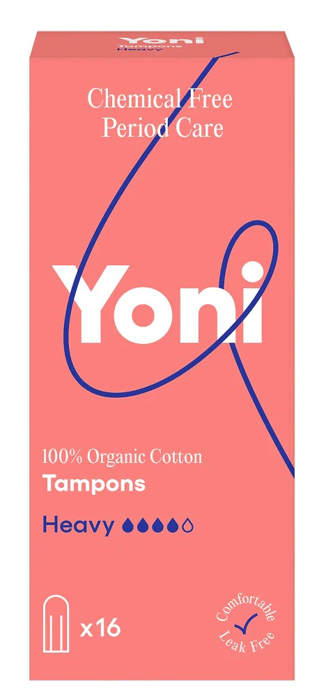 Organic Non Applicator Tampons Heavy 16 packs