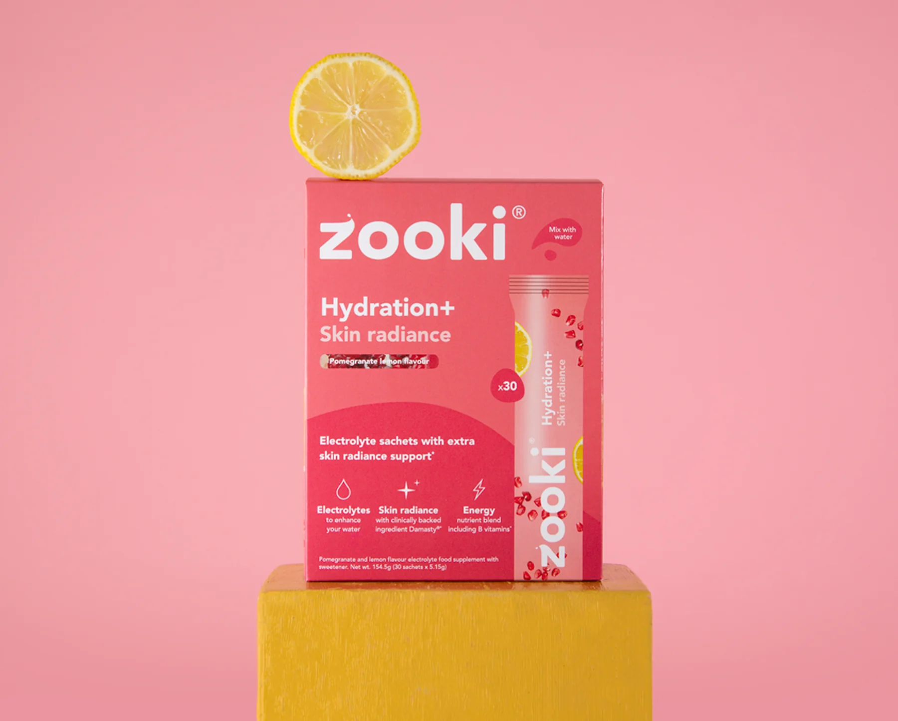 Hydrate+ Skin Radiance, Pomegranate Flavour 30 Sachet - Image 2