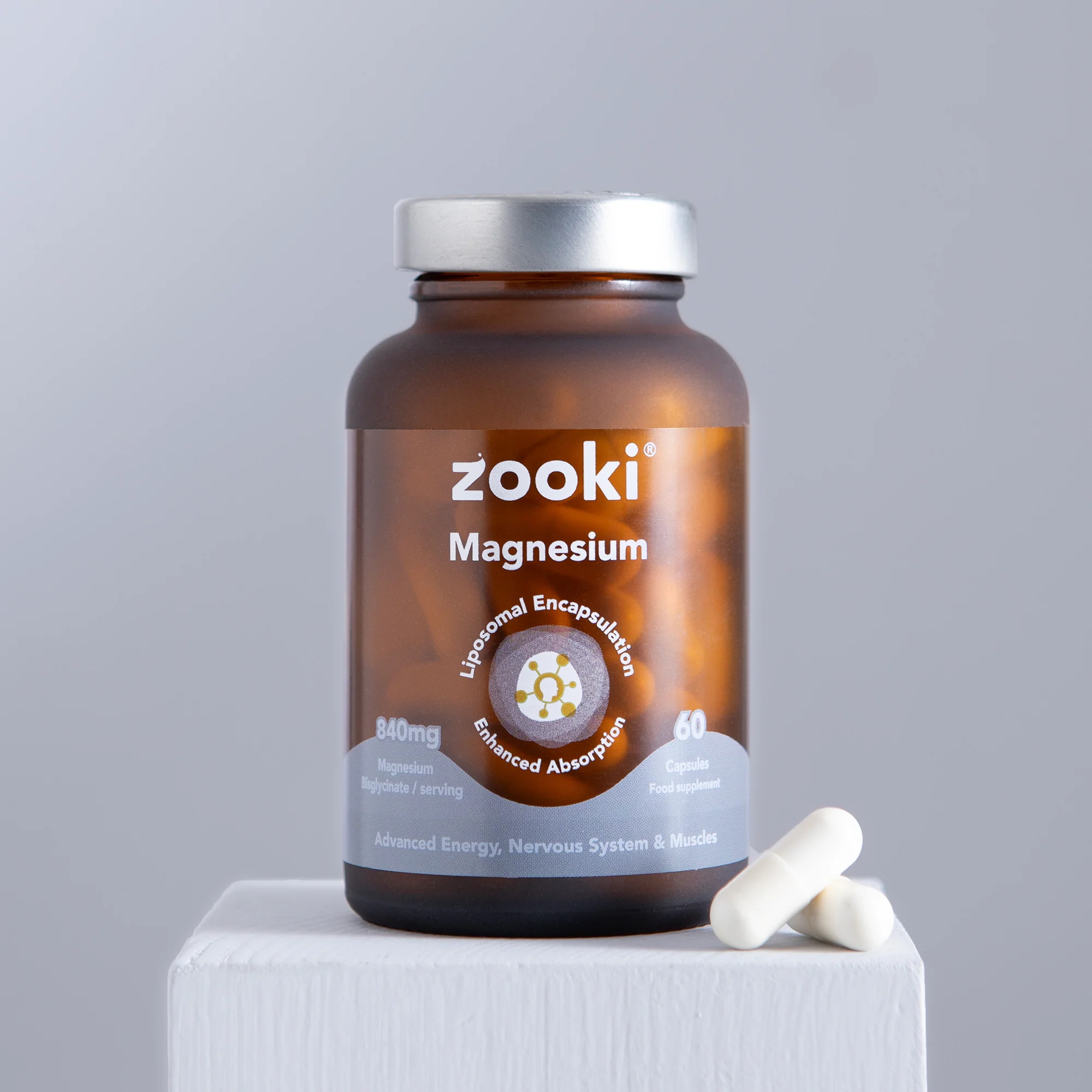 Liposomal Magnesium Bisglycinate 840mg 60 Capsule - Image 2