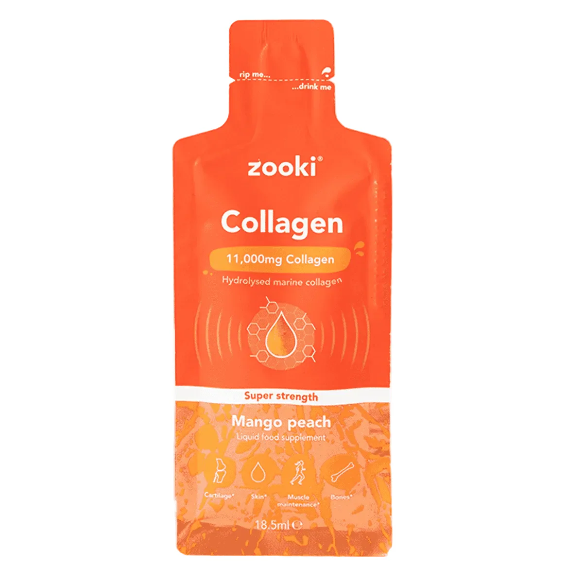 Super Strength Collagen Mango Peach Single Sachet